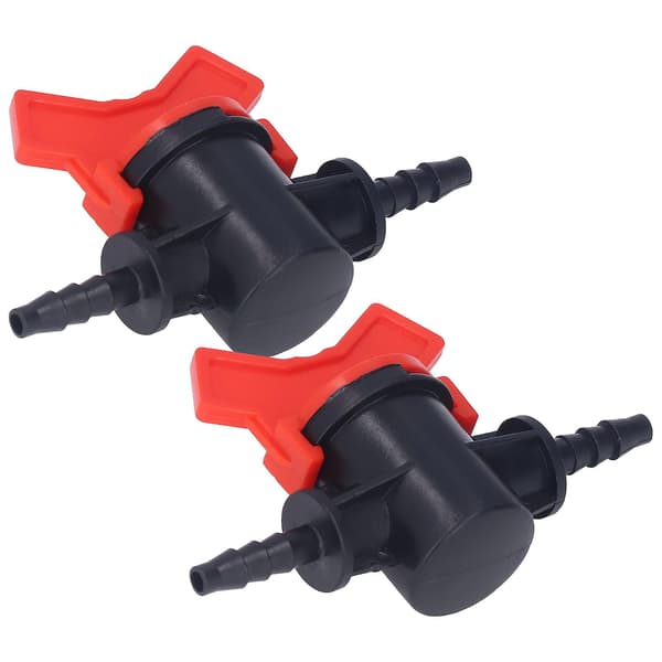 Flow Regulator Stoppventil 4mm Ytre Diameter Væskekontroll 2 STK ABS Plast Vannpumpe