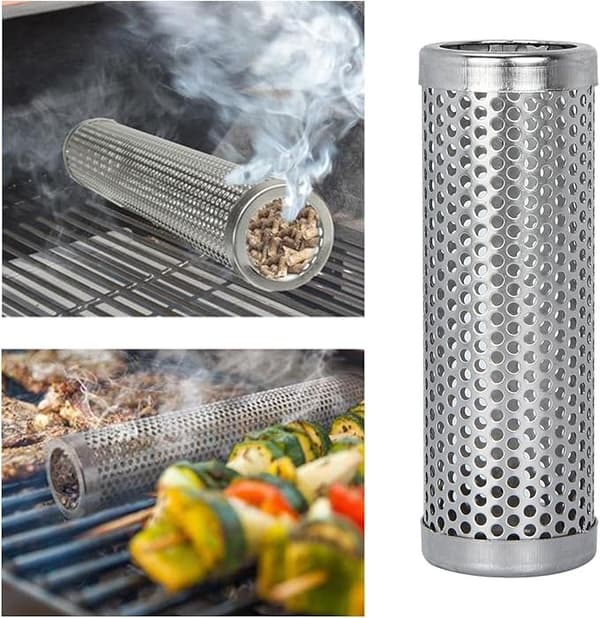Røykrør i 304 rustfritt stål for gassgrill