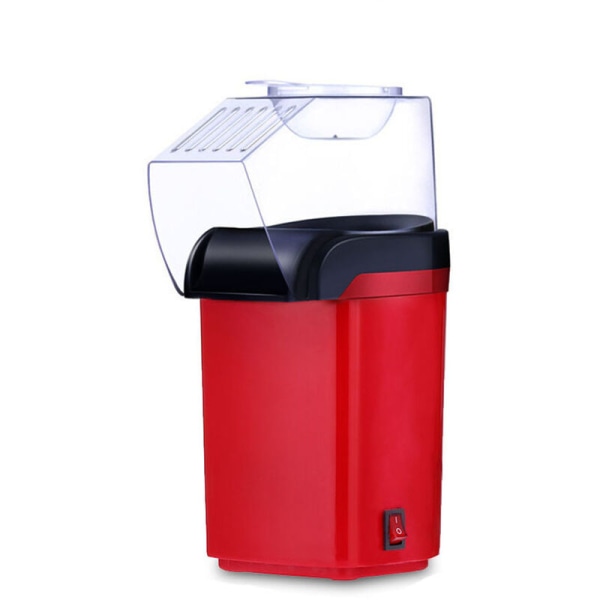 Elektrisk popcornmaskin (rød europeisk standard 220V (vanligvis brukt i Kina)) vit
