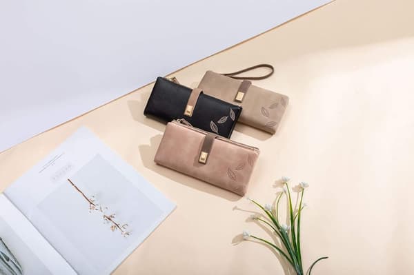 Damepung Stor Lang Foldbar Clutch