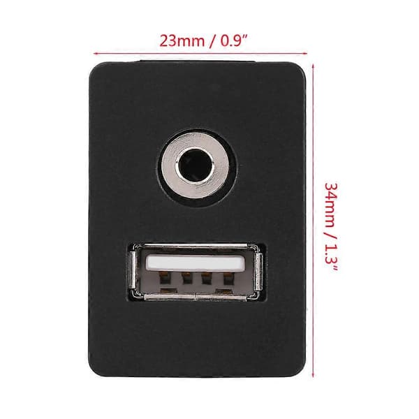 For Toyota USB-kontakt+AUX-lyd 1 meter lang C2938 er egnet for