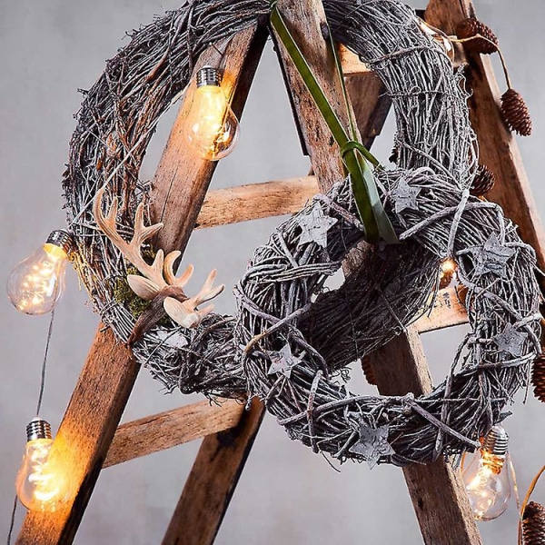 4 meter 10 ljus koppartrådslampa Varm vit Warm White