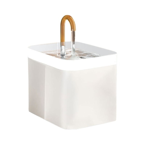 1,5L Automatisk katt- och hundvattenfontän Vattendispenser Husdjursdricksskål Ny transparent Transparent