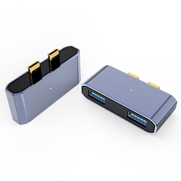 type-c til usb-ladetriade med otg-adapter USB-dokk for mobiltelefoner Apple notebook dedikert dobbel USB