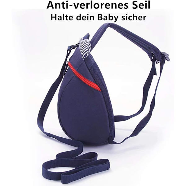 Taaperon reppu, kadonneenestolaukku, söpö eläin, karhureppu, taaperon piirretty valjaat reppu Azul Oscuro