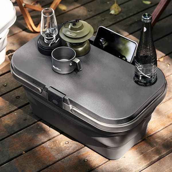 Bärbar förvaringskorg Utomhus Camping Sailor Korg Fällbar Multifunktionell Picknickkorg Utomhus Fällbar Låda