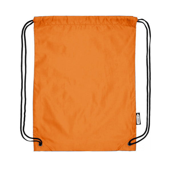 Bullet Oriole Recycled Drawstring Backpack One Size Orange Orange One Size Orange