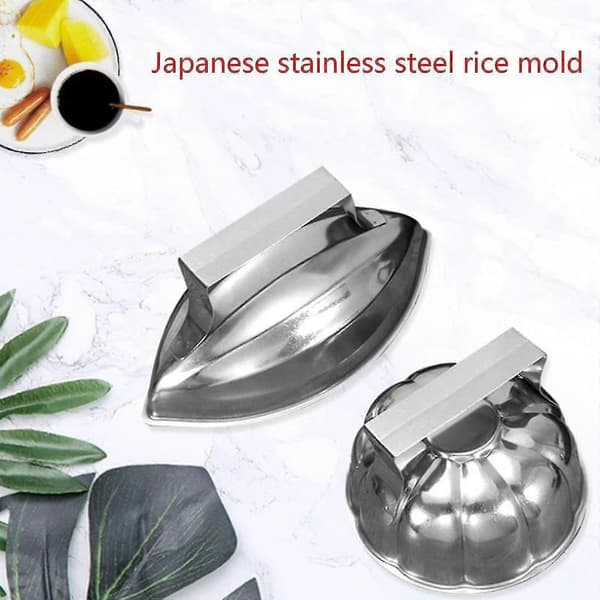 Omurice Form Ris Japanska Formar Rostfritt Stål Kök Risbollsformar