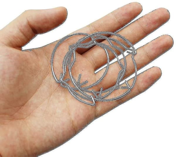 20 Stk. Lampefastgørelsesringe til 50 mm MR16 GU10 Spotlight, Ringclips til LED Halogenpære