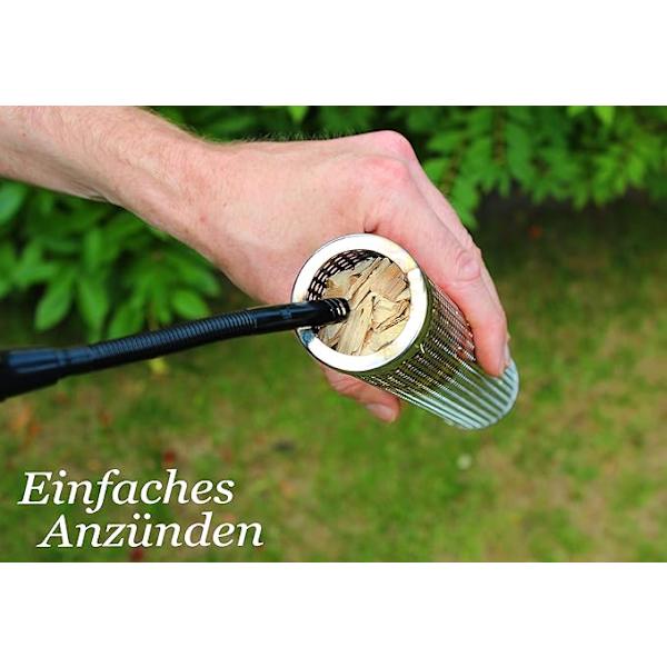 Røgboks, pillerøger - 30 cm lavet af rustfrit stål
