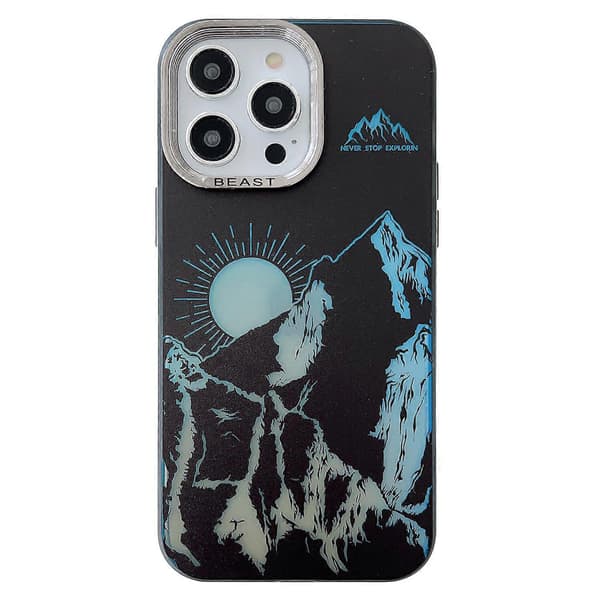 Skal för iPhone 13 Pro Max TPU+PC Elektroplätering Aurora Mobilskal