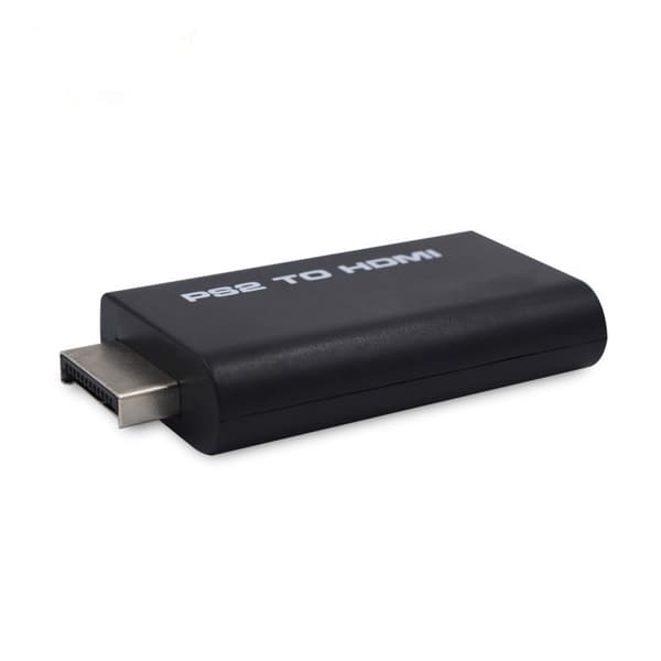 PS2 TIL HDMI, spill til HDMI, med lyd- og videokonverter