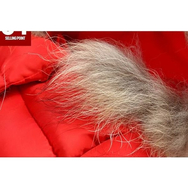 Röd flickrock vindjacka kostymjacka 130cm red 130CM