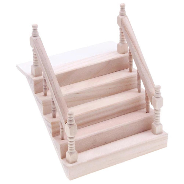 Mini Trapp Skrivebord Ornament Mini Tre Trapp Mini Hus Dekorasjon