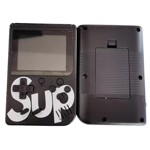 Retro Handheld Spelkonsol med 400+ Klassiska Spel - 2.4\" HD-Skärm Bärbar Spelkonsol Stöder TV-Skärmutgång (Svart) black