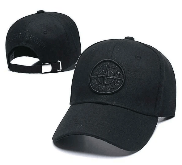 Mænds Baseball Cap Justerbar Hat Unisex Golf Hat Sort black