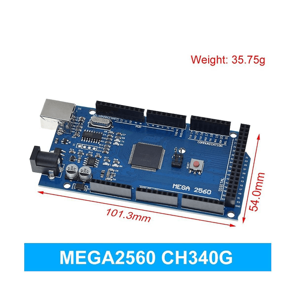 Pro Mini 2560 +wifi R3 Atmega2560 Chip Ch340g Til R3 Udviklingskort Wemos Esp8266