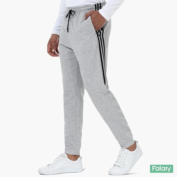 Lysegrå joggingbukser til mænd Træningsbukser /S Light grey S
