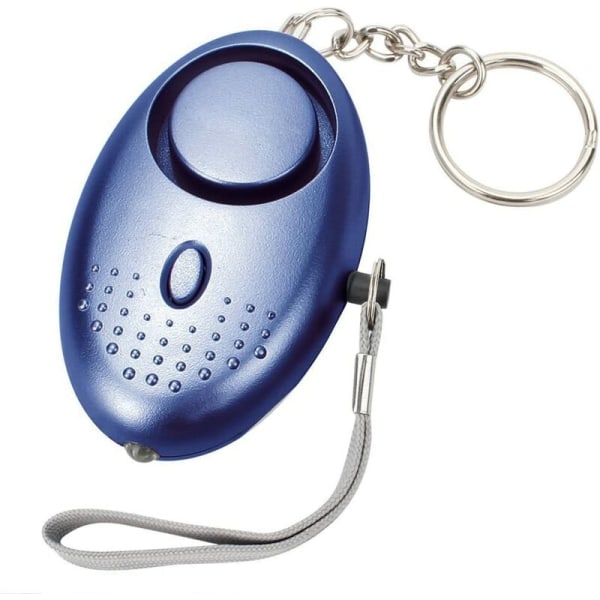 Fickväckarklocka för kvinnor Nyckelring Personlig väckarklocka (blå) vit