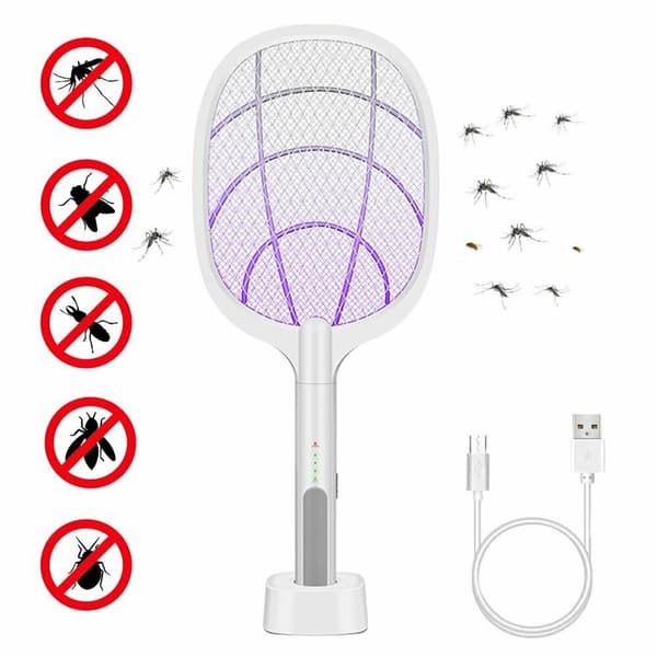 USB Elektrisk Flugsmällare Insektsdödare Myggfälla Repellent