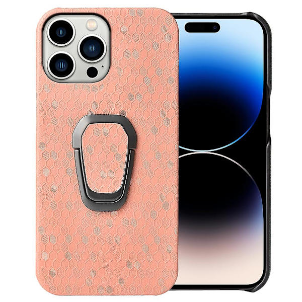 Telefondeksel med ringholder for iPhone 14 Pro