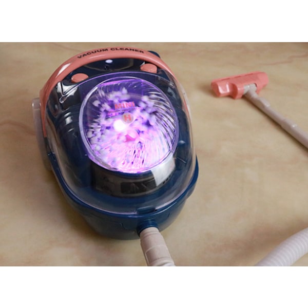 Simulaatiokeittiö lelupesukone paahdin mikroaaltouuni leikkiä luova lasten lelut, simulaatiovalaistus Vacuum cleaner