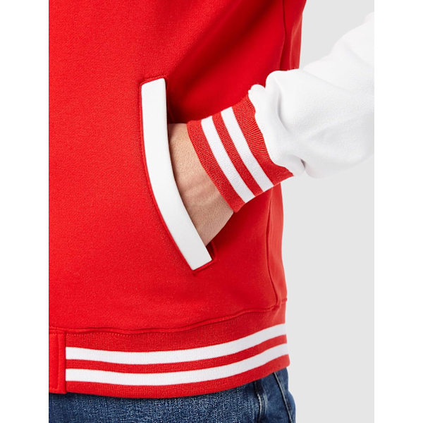 Bygg ditt varumärke Herr Basic College Jacka L Red/White