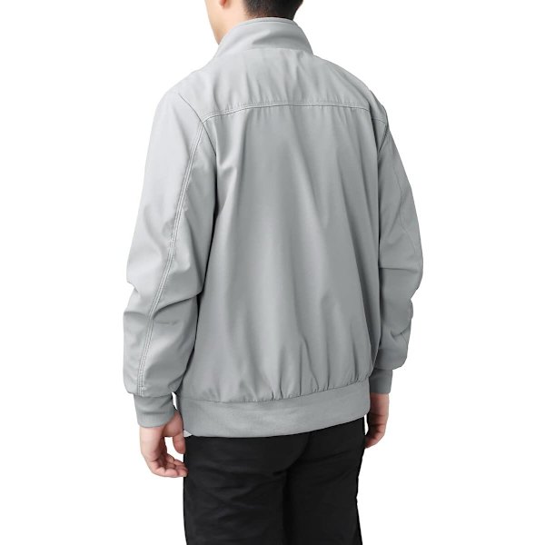 Miesten kesäbomberitakit Casual kevyt tuulitakki urheilutakki Cargo ulkovaatteet XL Grey