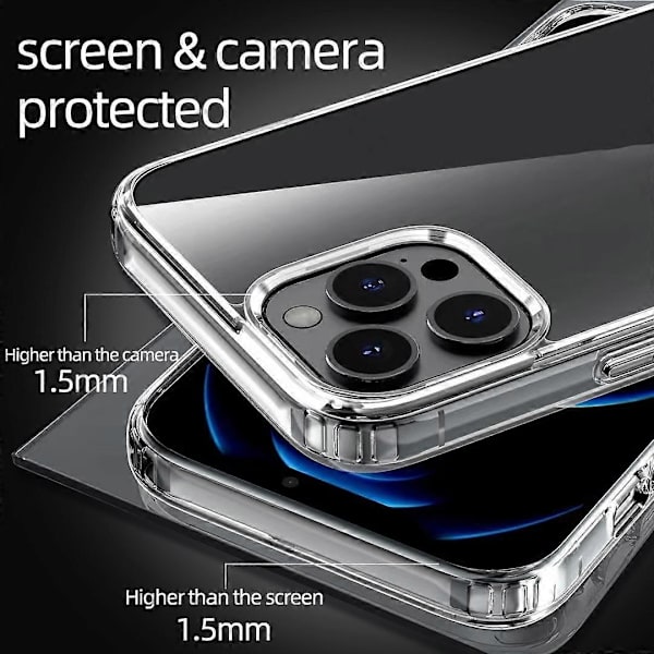 Akrylskal med rymdmotiv för iPhone 14 Plus