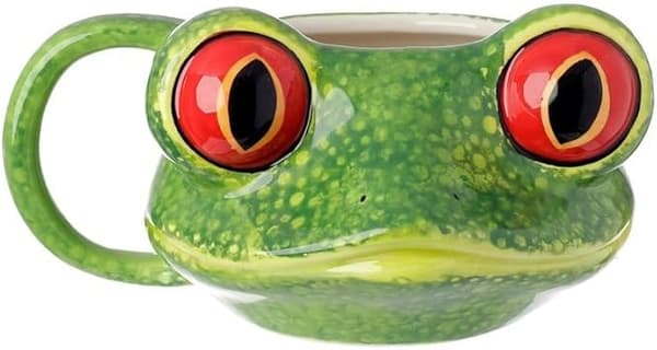 Mugg 3D Nyhet Skog Reptiler 400ml för Varma Drycker, Te, Kaffe, Varm Choklad