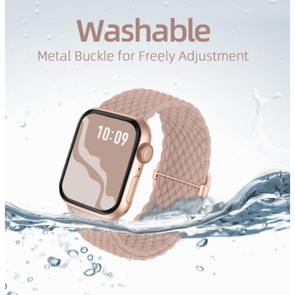 3-pakkaus yhteensopivia Apple Watch -rannekkeita, säädettävät joustavat elastiset vaihtorannekkeet iWatch Ultra SE 9 8 7 6 5 4 3 2 1... 38/40/41mm