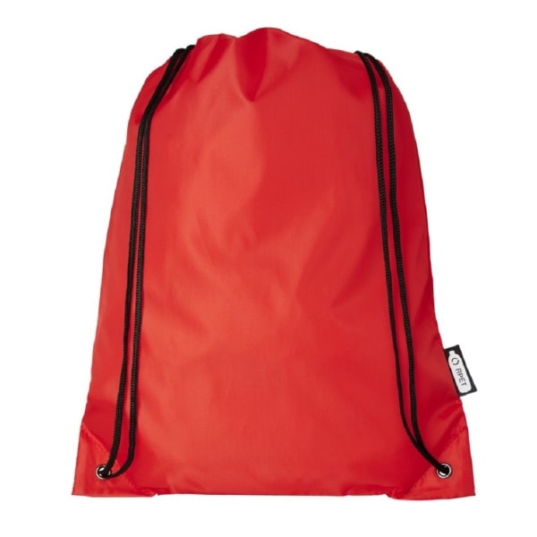 Bullet Oriole Recycled Drawstring Backpack One Size Red Red One Size