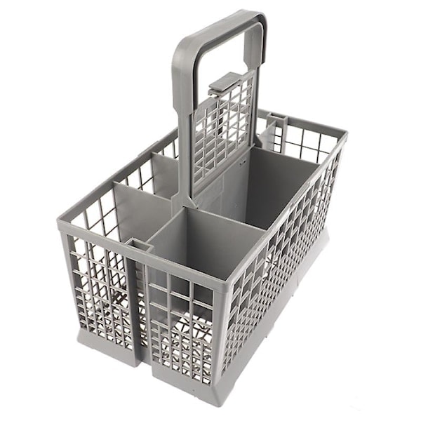 1 st Universal Diskmaskinskorg Reservdel Multifunktionell Diskmaskin Bestickkorg Förvaringslåda Tillbehör Silver