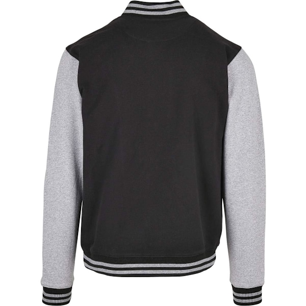 Bygg ditt varumärke herrbasjacka 3XL Black/Heather Grey