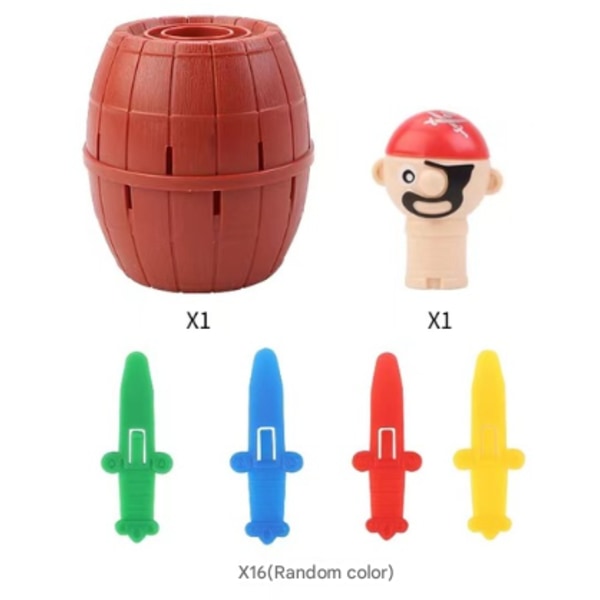 Pop-Up Pirate Leke / Pirater i en Tønne - Morsomme Spill for Barn small
