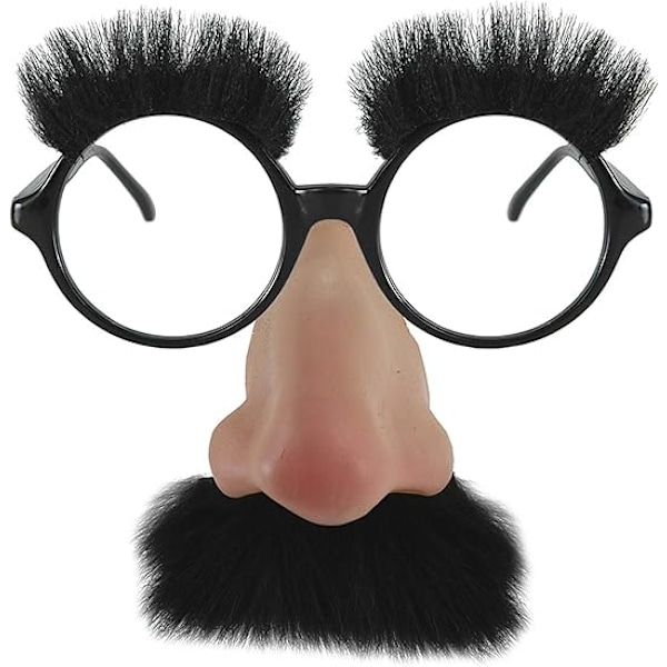 elope Groucho Marx Näsa Glasögon med Mustasch Kostymtillbehör