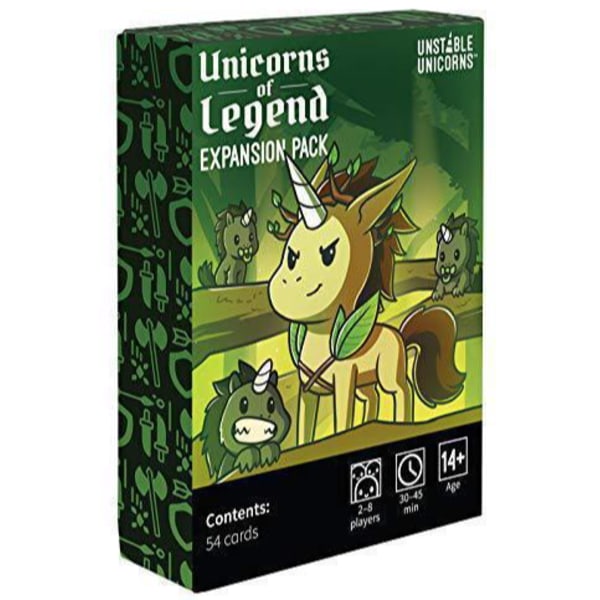Unstable Unicorn Adventures Utvidgningspaket - Utformat för att lägga till i ditt Unstable Unicorn-kortspel Legend extension