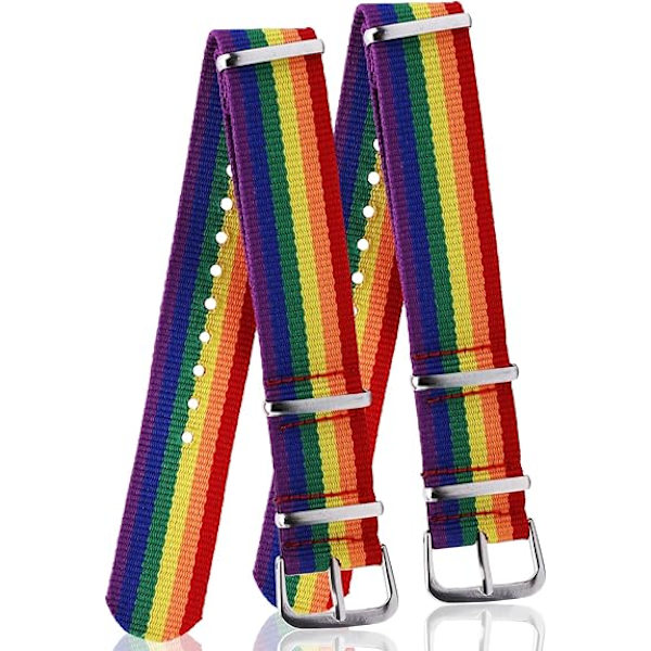 10 kpl Pride-ranneketta, Pride-juhliin, sateenkaari-rannekkeet, säädettävät ystävyysrannekkeet, Pride-kuukauden tarvikkeet