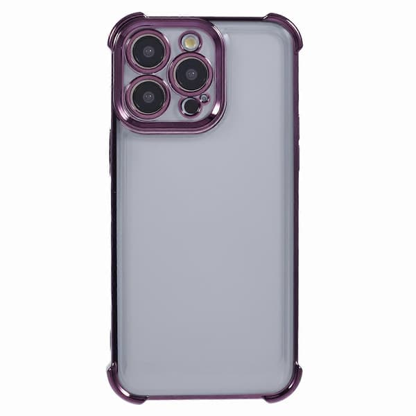 For iPhone 15 Pro Max Deksel Klar TPU Telefon Cover Søtt Side Kjærlighetshjerte