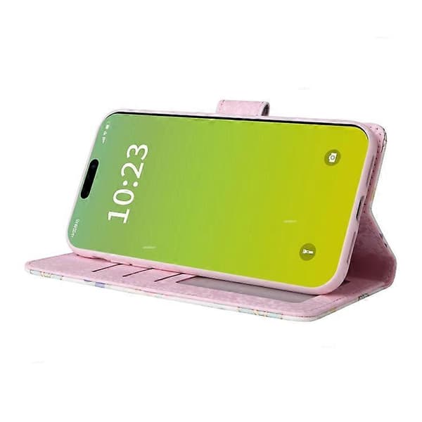 Bronzing Painting RFID-skinnetui til iPhone 15