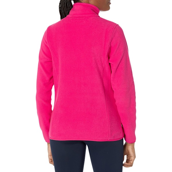 Dame Klassisk Passform Full-Zip Myk Fleecejakke Rosa S