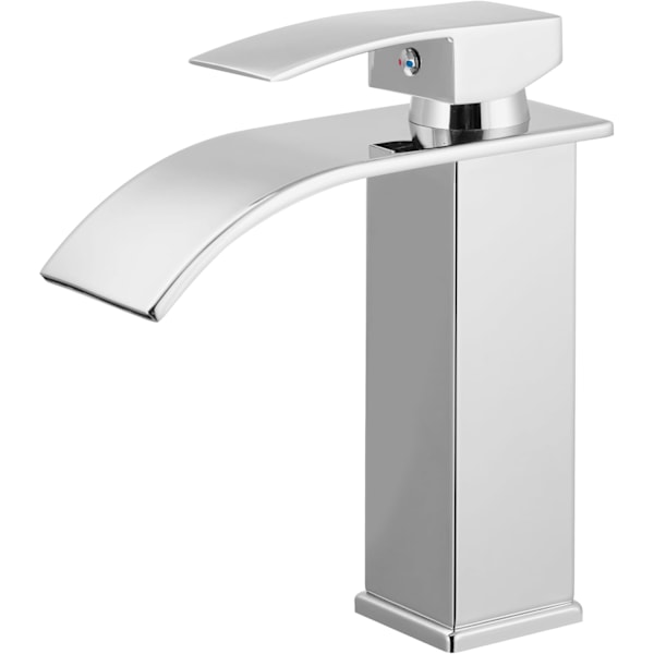 Waterfall Basin Faucet Bathroom Sink Mixer Tap 304 Stainless Steel Bathroom Sink Mixer Tap