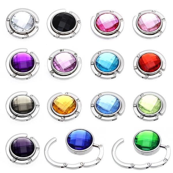 Taske Krog Stor Rhinestone - 15 Forskellige Farver