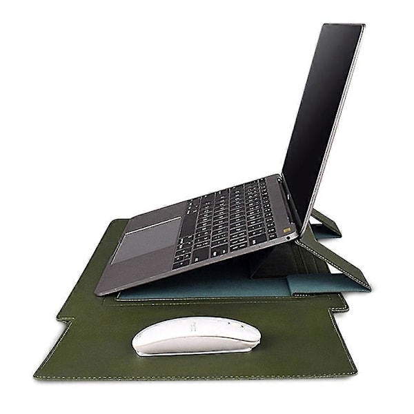 PU-kotelo Macbook Air Pro 13 13.3 14 15.4 -kannettaville, suojakotelo ja jäähdytysteline