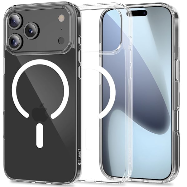 Tech-Protect iPhone 17 Pro Max Cover MagSafe FlexAir Hybrid Transparent