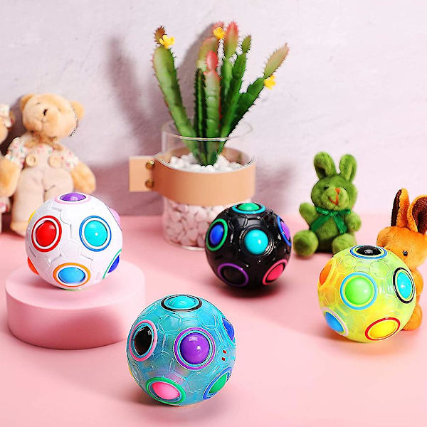 Fidget Ball Hjernepuslespill for Barn, 3D Puslespill Reiseleker for Gutter og Jenter