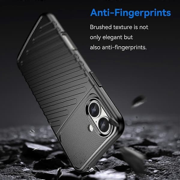 Thunderbolt TPU-telefondeksel for iPhone 16 Plus