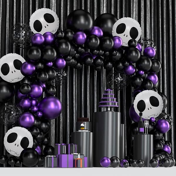Halloween ballonger festsett