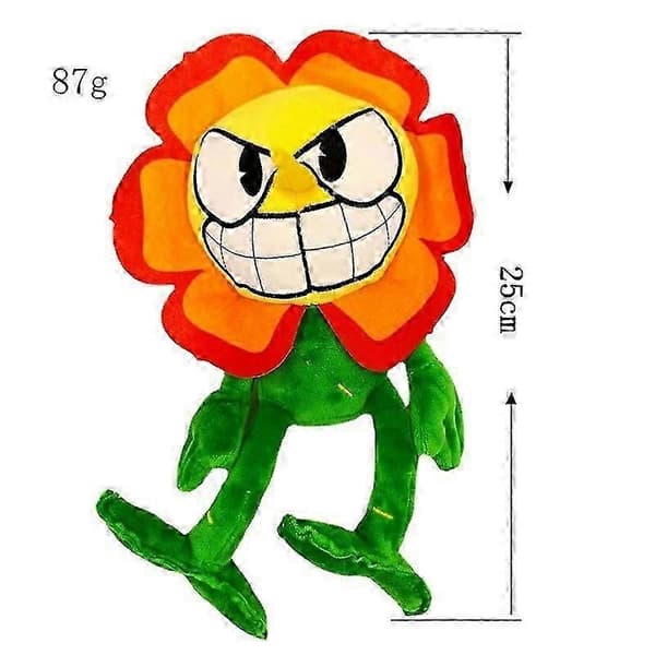 Plyschdocka Leksak Cuphead Spel Cuphead Mugman Mecup Och Brocup