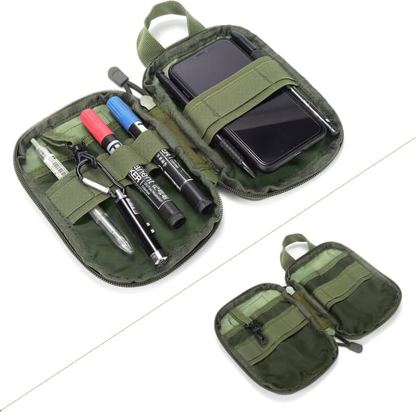 Nylon militär, midjeväska utomhus sportväska grön